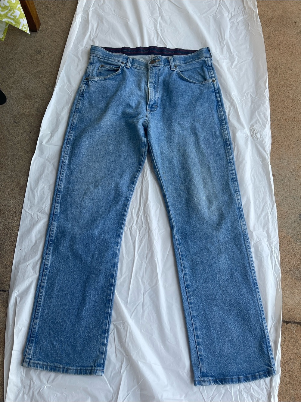 Wrangler Straight Fit Light Blue Jeans